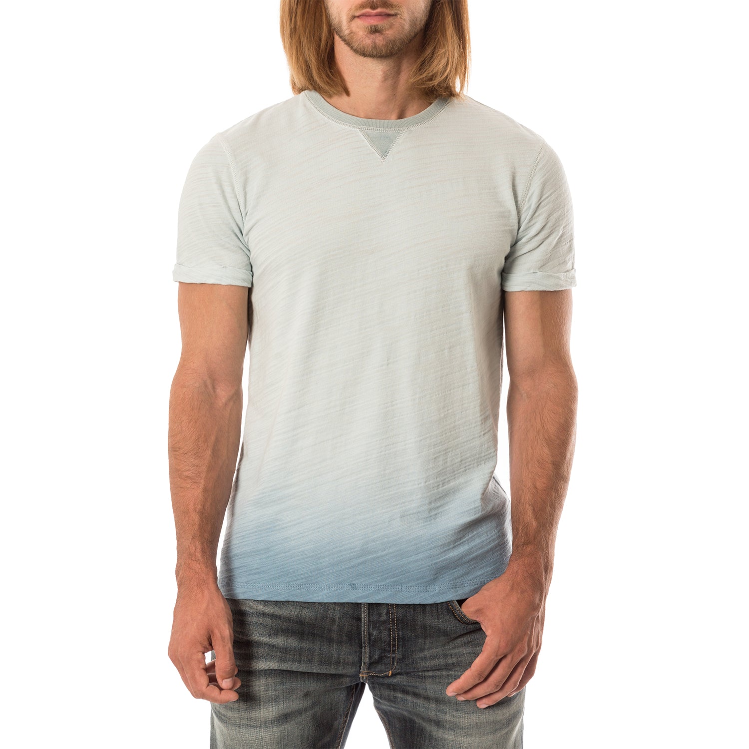 Dip-dye Crew Neck Tee