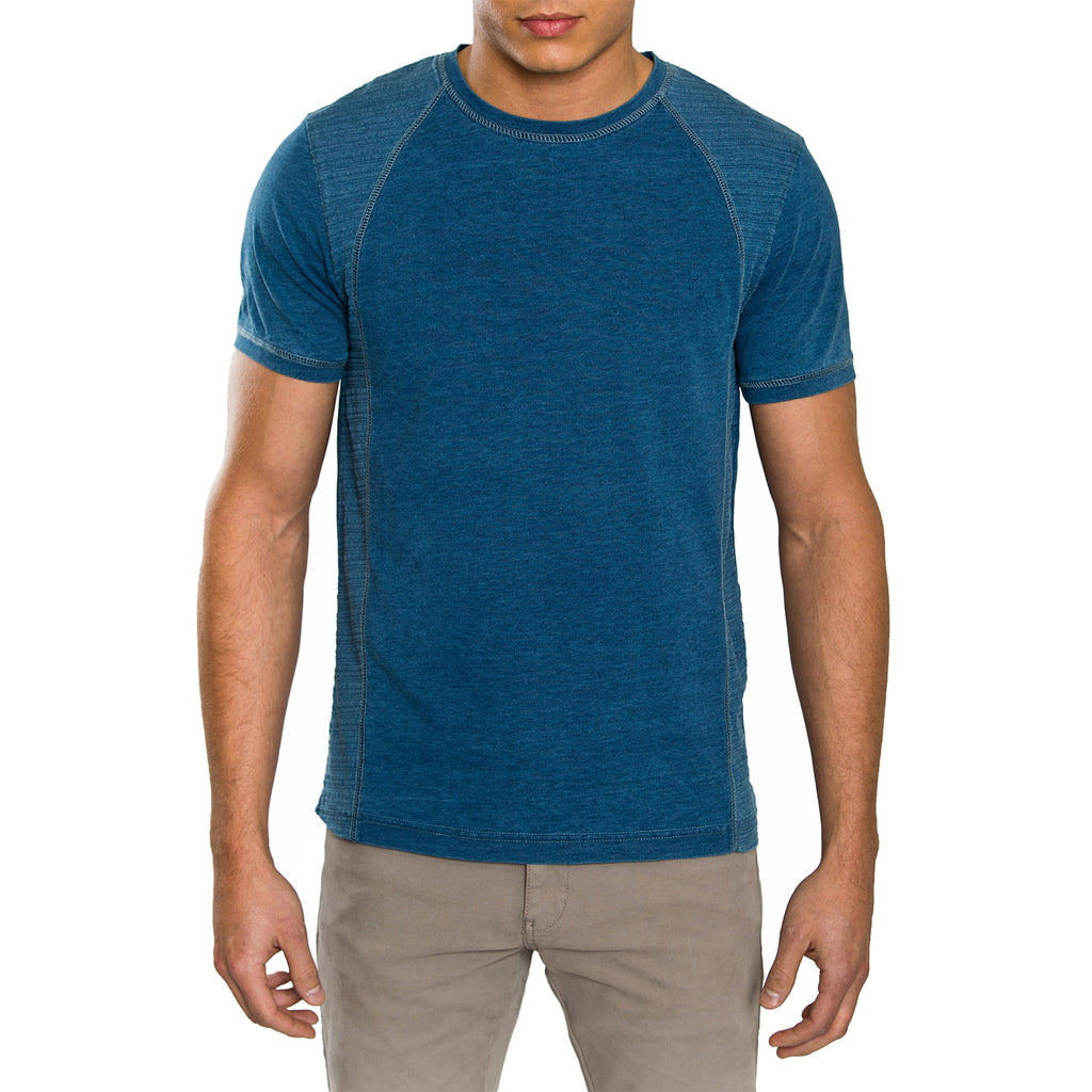 Blue Indigo Raglan Tee Shirt