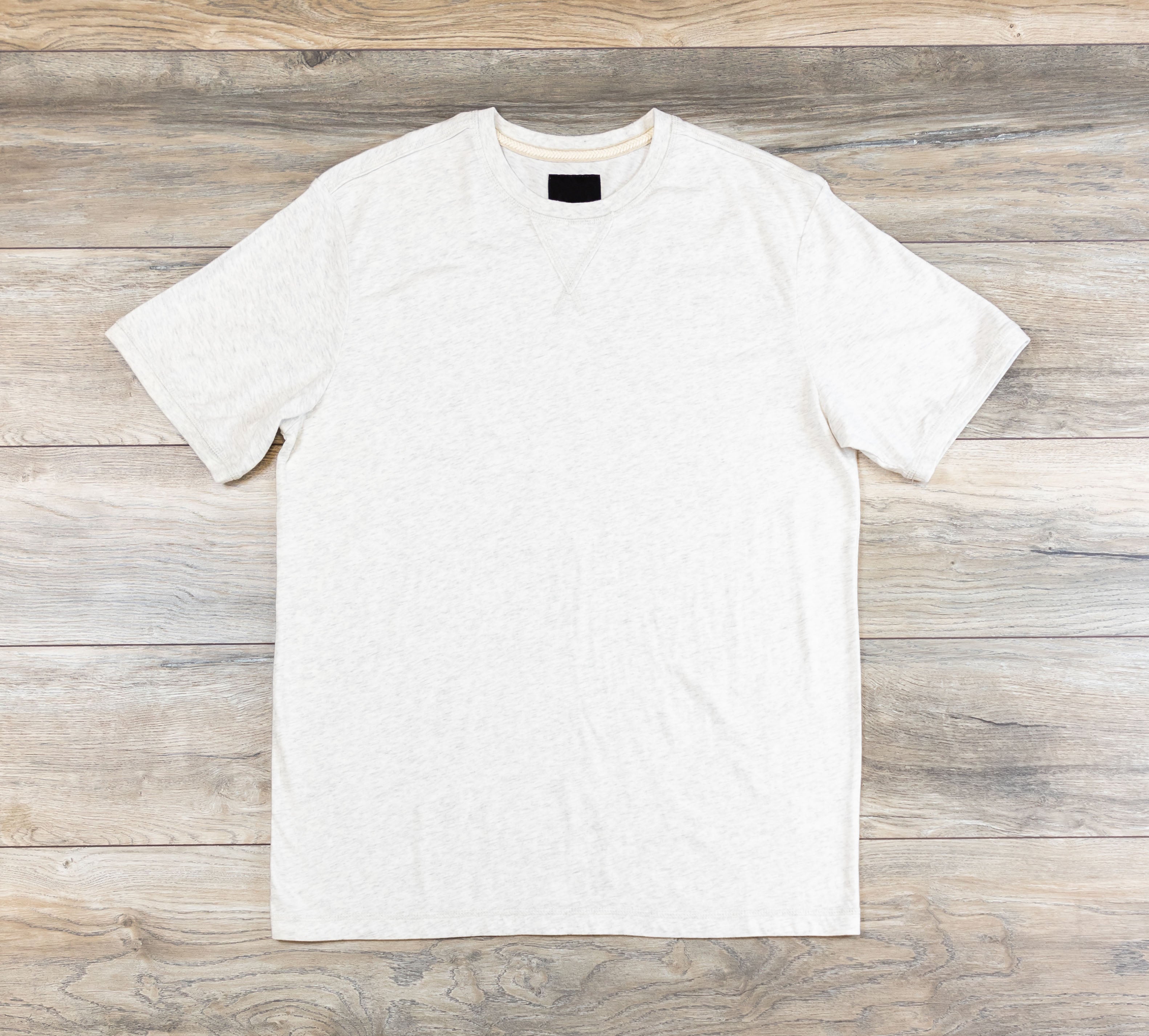 Banded Sleeve Tee - Optic White