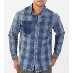 Buffalo Check L/S Denim Shirt