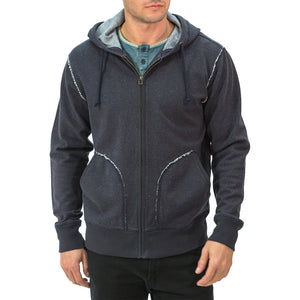 Speckle Knit Zip Hoodie