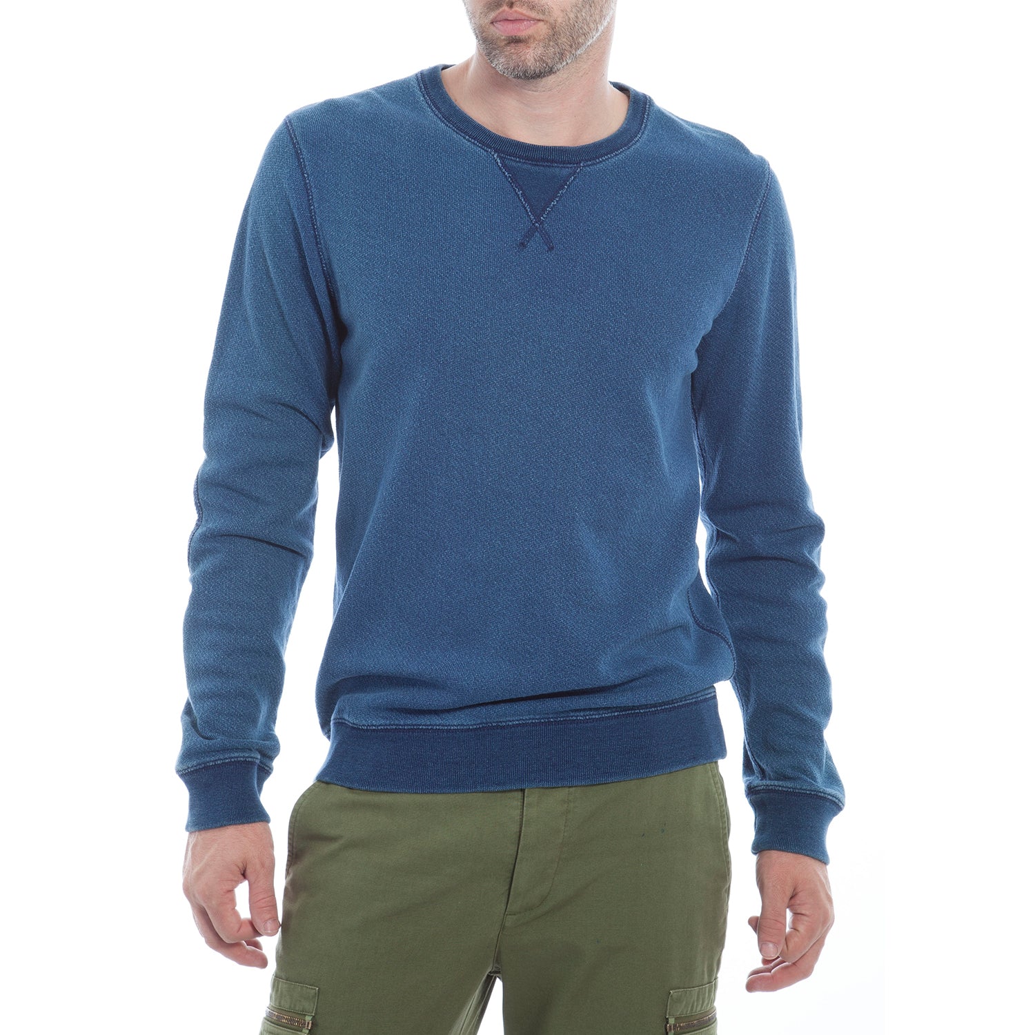 Indigo Dye Sweatshirt