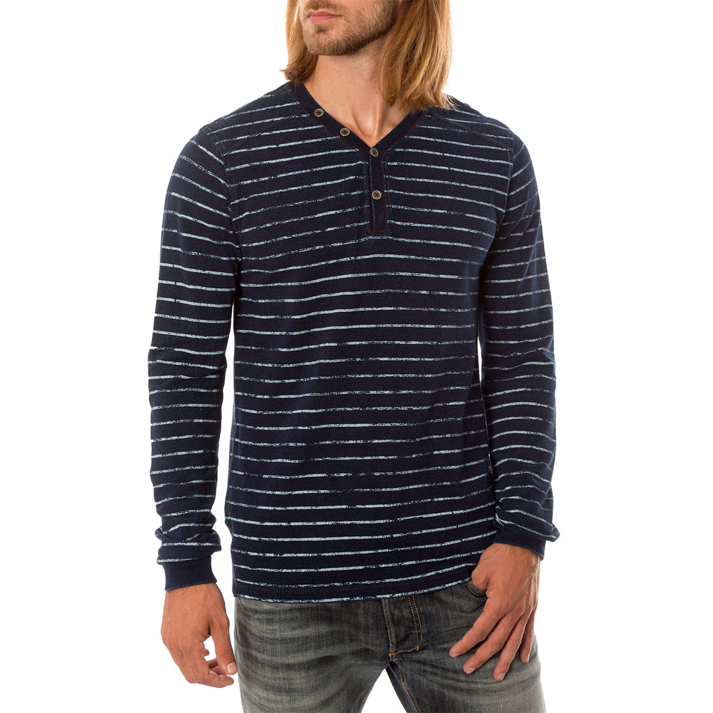 V-Neck Striped Pullover