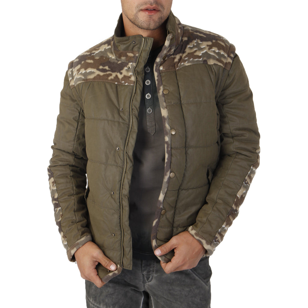 Jacket/Vest Combo with Camo Trim