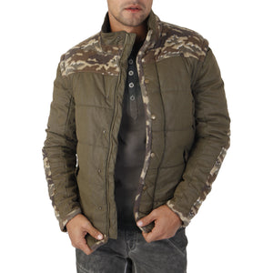 Jacket/Vest Combo with Camo Trim