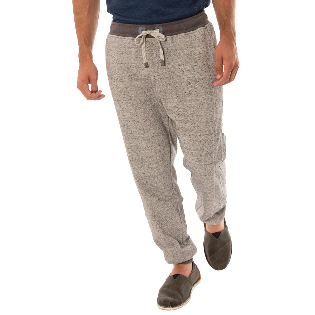 Cotton Contrast Waist Jogger Pants