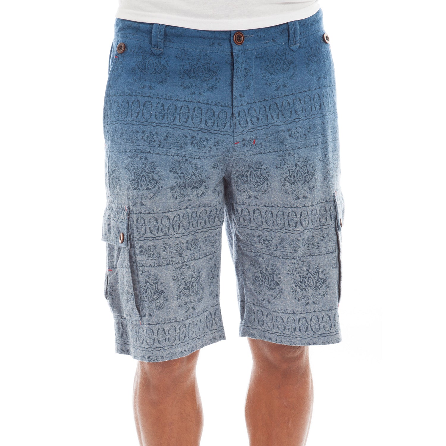 Print Cargo Shorts