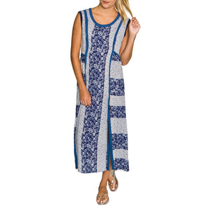 Sleeveless Crewneck Dress