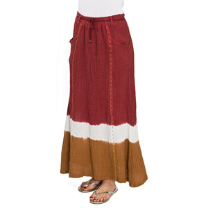 Tie Dye Maxi Skirt